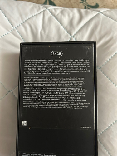 iPhone 11 Pro Max 64 Gb Gris Espacial Sin Cargador (Usado)