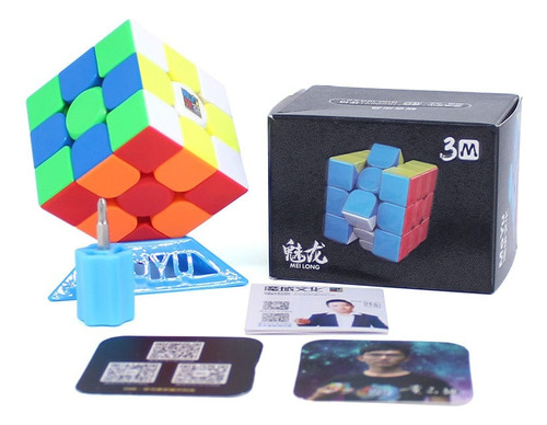 Cubo 3x3 Magnético Moyu Meilong 3m Base Gratis