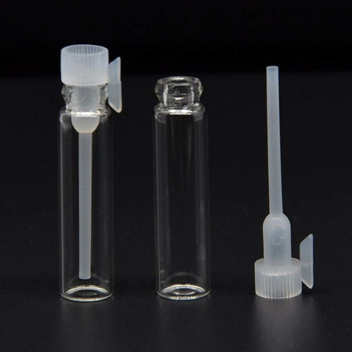 100 Garrafas De Vidro Vazias De 2ml Para Amostras De Perfume