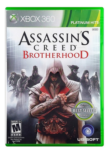 Assassins Creed Brotherhood Original Xbox 360 Mídia Física