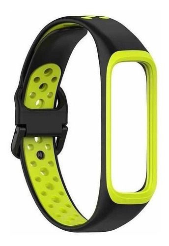 Correa Silicona Para Samsung Galaxy Fit 2 R220 Bicolor