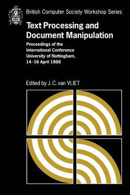 Libro Text Processing And Document Manipulation : Proceed...