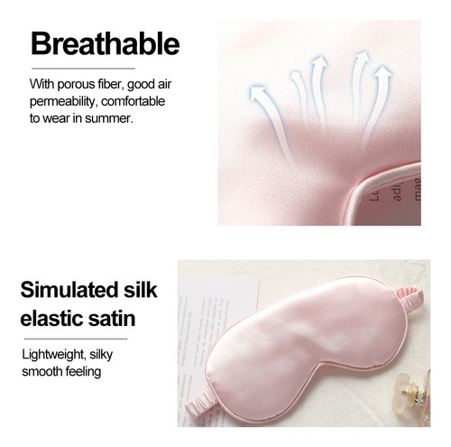 Funda De Viaje Transpirable De Seda Para Dormir Con Los Ojos