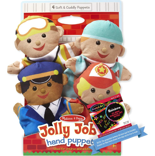 Jolly Helpers: Set De Regalo De Marionetas De Mano De 4 Pie.