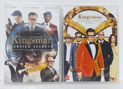 Kingsman Servico Secreto E Circulo Dourado 1 E 2 Dvd Lacrado