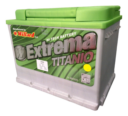 Bateria 800 Amp 42m Extrema Willard Titanium 