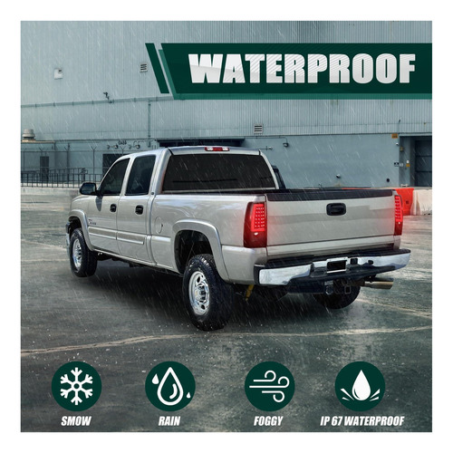 Liulangxy Light Light Par Compatível Com Chevy Silverado Led