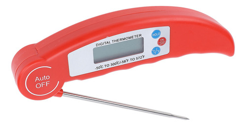 Sonda Digital Roja Roja De Temperatura De Alimentos Para Car