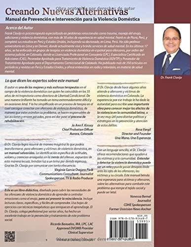 Creando Nuevas Alternativas Manual De Prevencion E., De Clavijo, Frank. Editorial Bowker Identifier Services En Español