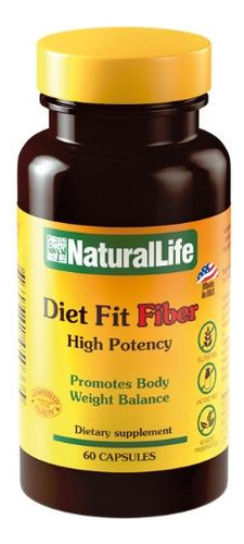 Suplemento Diet Fti Fiber Natural Life 60 Capsulas