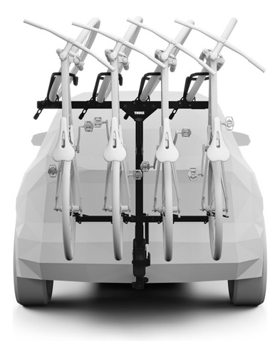 Rack Porta Bicicletas Thule Revert 4 Bikes Mtb Tiron 2 PuLG Color Negro