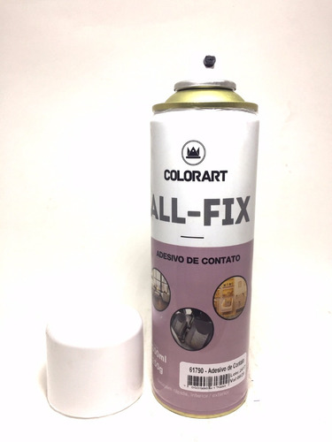 Cola Adesivo De Contato Spray Colorart All-fix 300ml Forte 