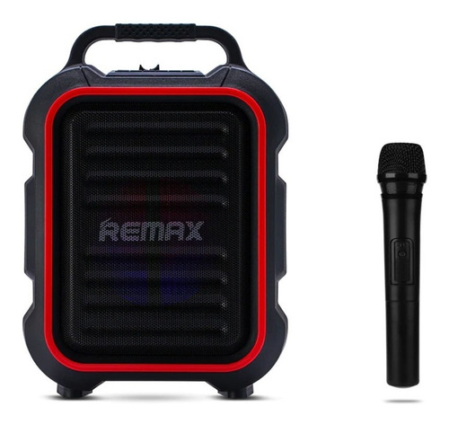 Bocina Portátil Altavoz Bluetooth Inalámbrica Negra Remax