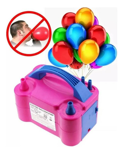 Bomba Para Inflar Globos Electrica Doble Inflador