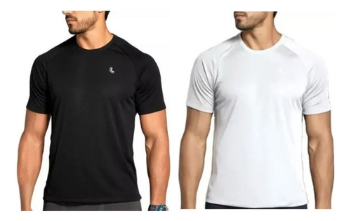 Kit Com 2 Camisetas Lupo Dry Fit Masculina Fitness Original
