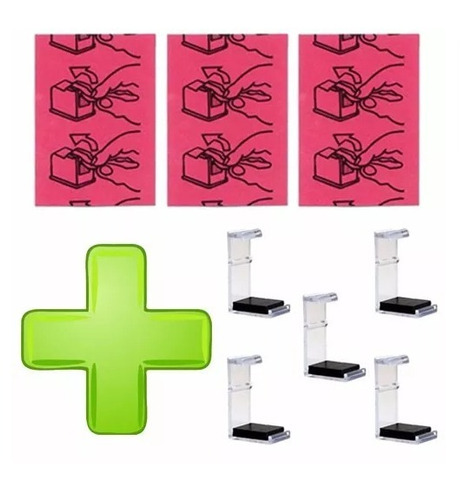 100 Uni. Papel Puxe Retire + 100 Clip Para Cartuchos