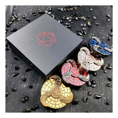 Spinner De Dados De Dados De Ruleta Dnd De D2s D20 D20 Spil