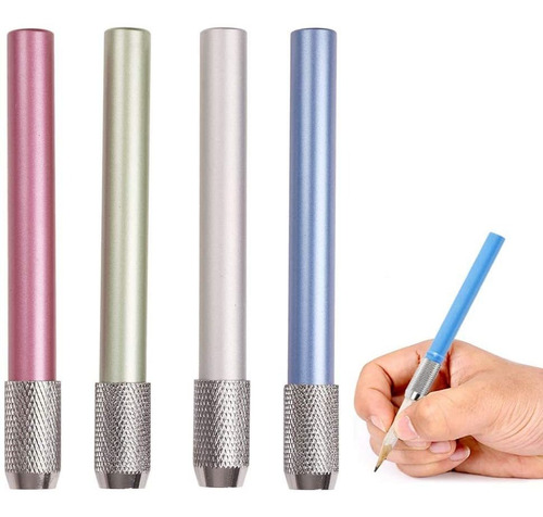 Arte Extraña Cabeza Lápiz Extender Lápiz Metal Alargador De