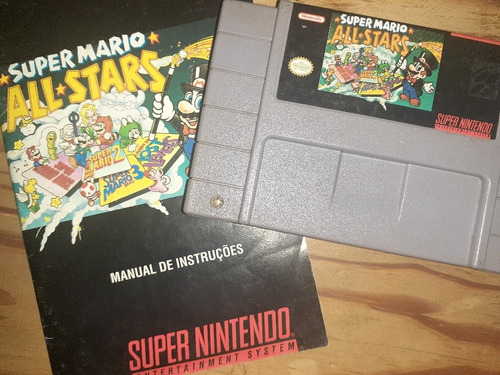 Super Mario All Stars + Manual - Original - Super Nintendo.