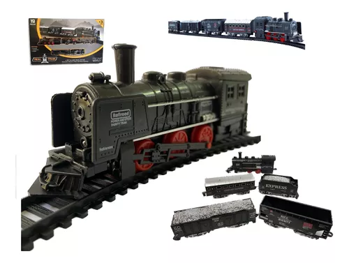 Trenzinho De Brinquedo Ferrorama Trem Locomotiva Trilhos