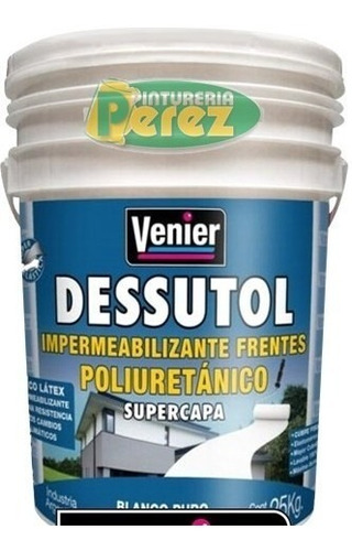 Dessutol Supercapa 5kg Membrana Poliuretanica Venier Frentes