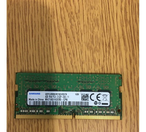 Memoria Ram Color Verde  4gb 1 Samsung M471a5143eb0-cpb