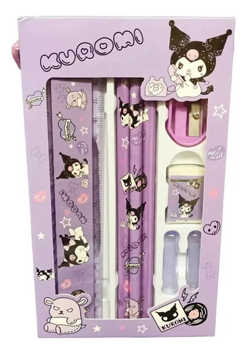 Kit Set Escolar De Hello Kitty Kuromi Sanrio Kawaii