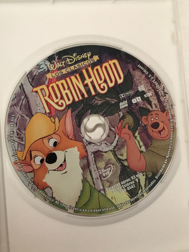 Dvd Original Robin Hood Dirigido Walt Disney Los Clasicos (Usado)