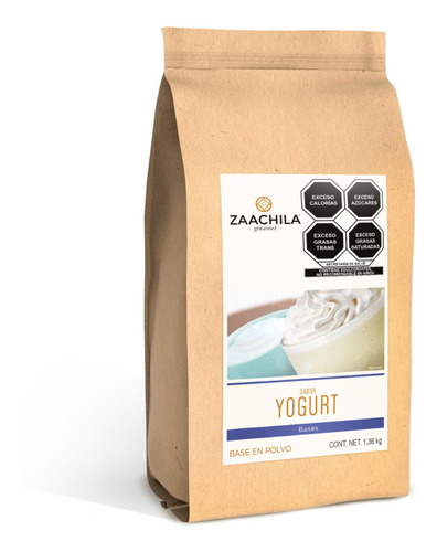 Zaachila-gourmet Sabor: Yogurt Natural Base Frappe Con1.36kg