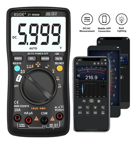 Multimeter Lateral B Universal Digital Range Meter