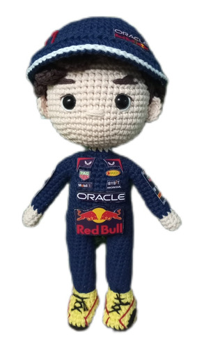 Checo Pérez Amigurumi Tejido A Crochet 