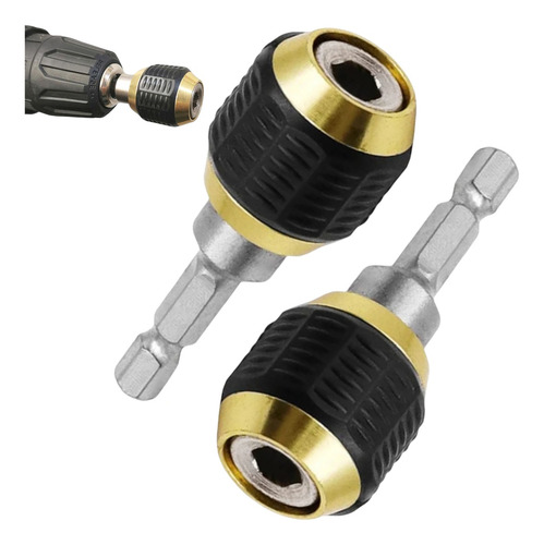 Soporte De Broca De Cambio Rápido Con Vástago Hexagonal De 2