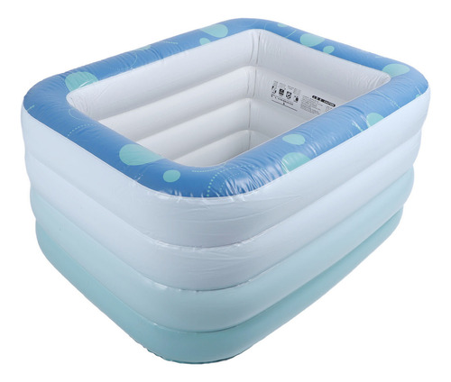 Piscina Inflable Rectangular Para Nadar, Pvc Engrosado, Pleg
