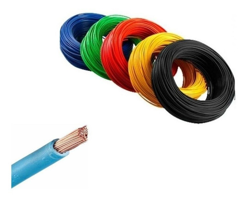 Fio De Eletricidade Cabo 16mm C/100 Metros Diversas Cores