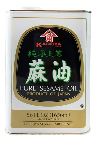 1 Kadoya Aceite De Ajonjoli Lata Sesame Oil Japones 1,65 L