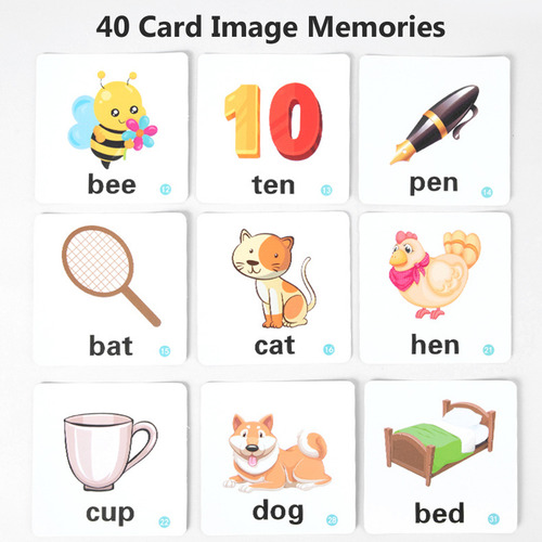 Bloques De Lectura De Madera De Alphabet Learning Toys Para