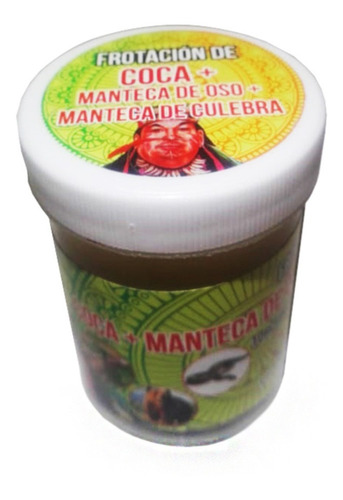 Pomada Manteca Oso Culebra Coca - mL a $360