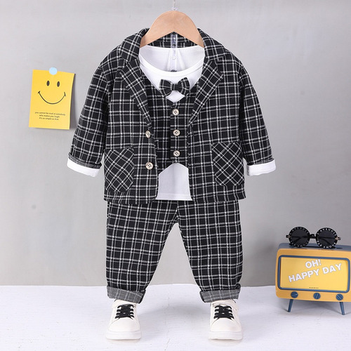 Conjunto Traje Formal For Bebé Niño Camisa Pantalón Saco /3