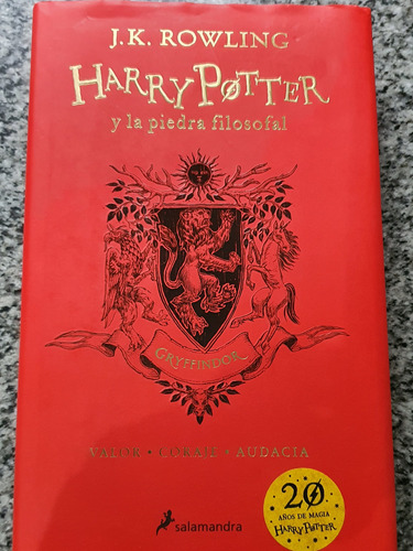 Libro Harry Potter Y La Piedra Filosofal