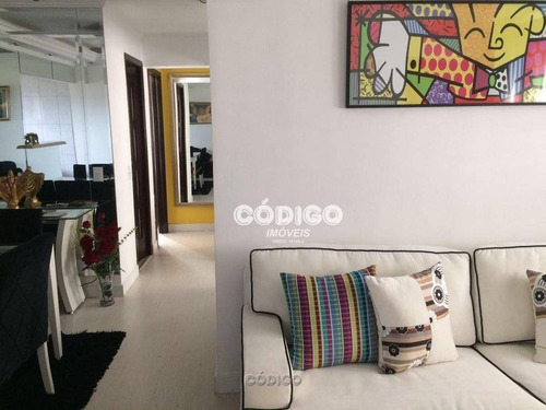 Imagem 6 de 20 de Apartamento Com 3 Dorms 2 Vagas 91 M² Por R$ 495.000 - Vila Augusta - Guarulhos/sp - Ap0277