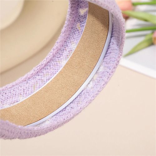 Nueva Diadema Ancha De Flores Tejidas Estilo Étnico.