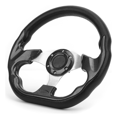 Volante De Coche Universal De 320 Mm, Estilo Fibra De Carbon