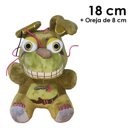 Set 2 Peluches Five Nights At Freddys Animatronico 18cm Fnaf