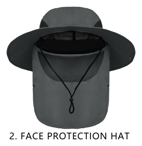 Sombrero Para Sol Hombre, Sombrero Con Protección Solar Uv