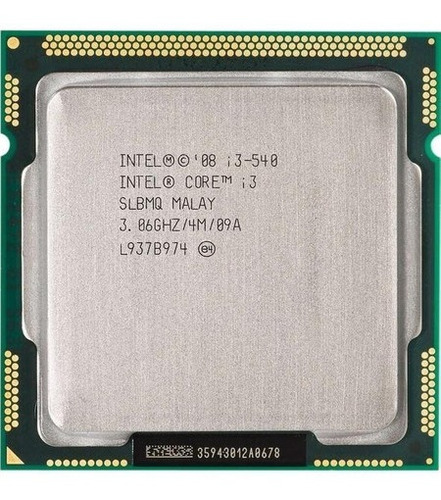 I3-540 Processador Intel Core 3.06ghz 4m Lga 1156 13 540