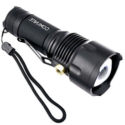 Comunite 3000lm Cree Xm-l2 U2 Led Con Zoom 26650 Táctico/aa