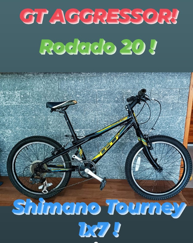 Bicicleta Gt Agressor R. 20. Con Shimano Tourney 1x7.-