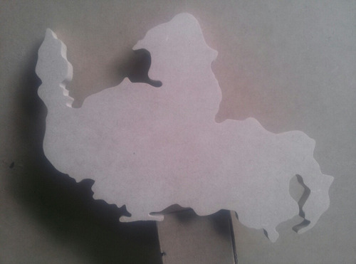 Imagen 6 de 6 de Mapa De Venezuela En Mdf De 9mm, Sus Medidas Son 19x14