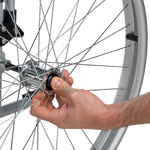 Cadeira De Rodas Dobrável Até 120kg Resistente Leve Compacta