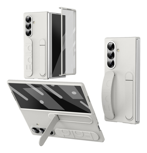 Funda Para Samsung Z Fold 3/4/5/6/7, Bisagra Delgada, A Prueba De Golpes, Protector De Pantalla Con Mango Delgado